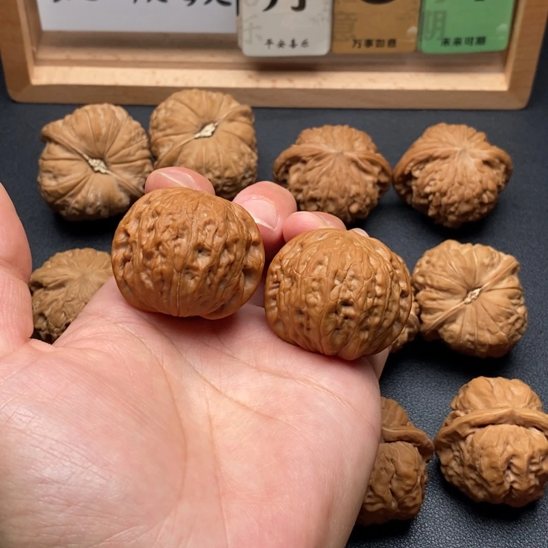 文玩核桃把件38铁锤