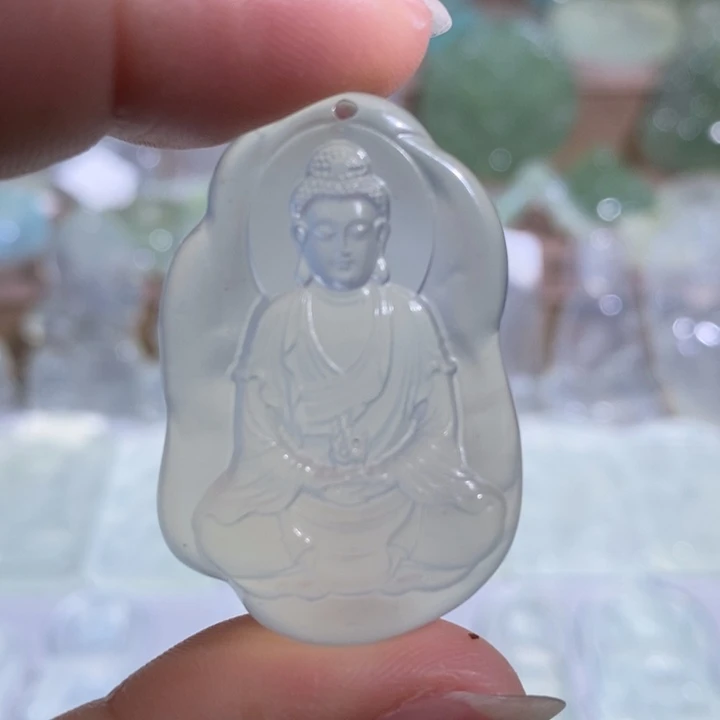 岫玉未镶嵌吊坠吊坠