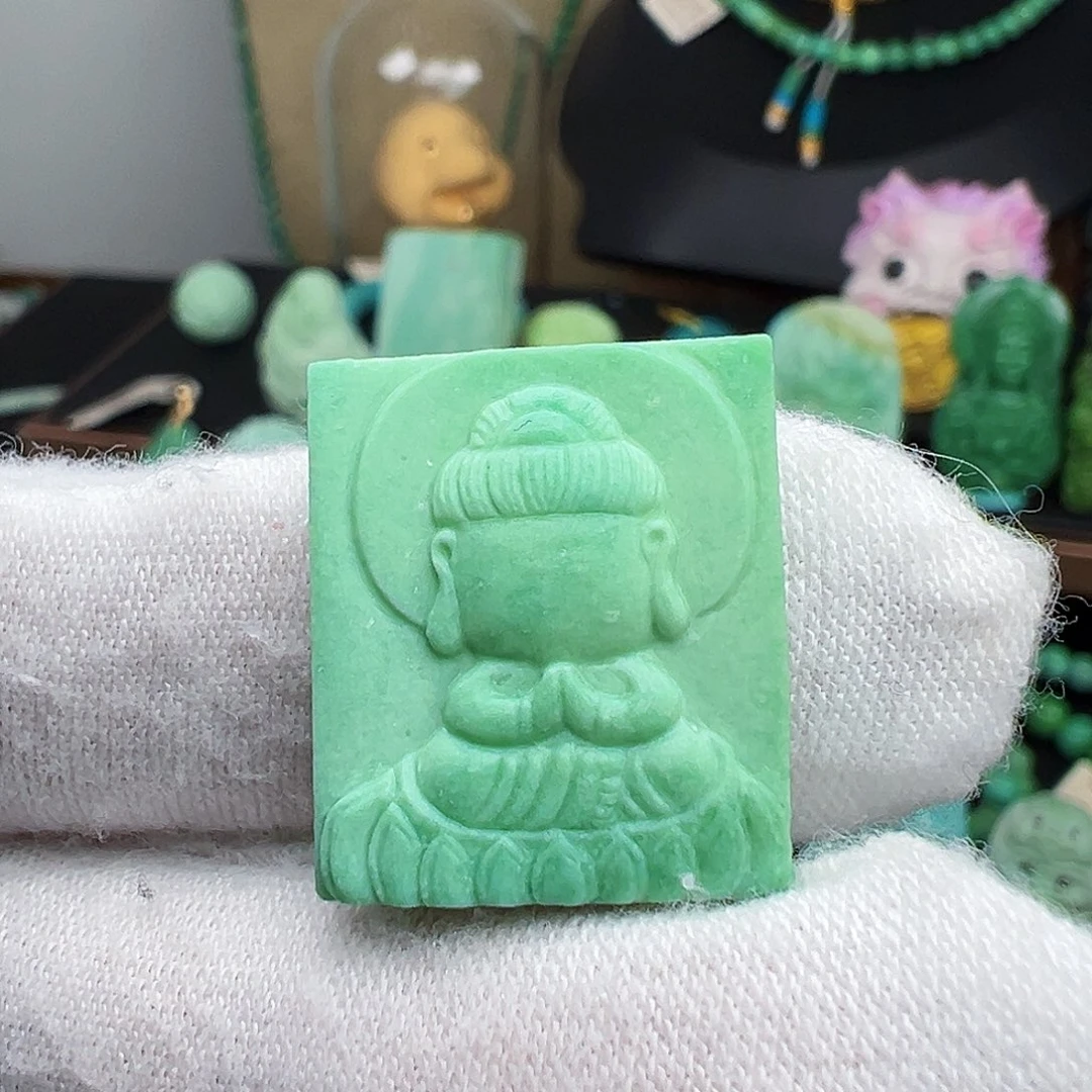 绿松石未镶嵌绿松石主播璐璐