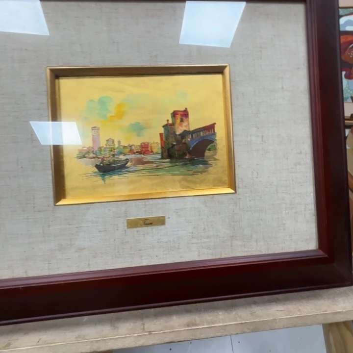 墨***律版画中古物品不退换323
