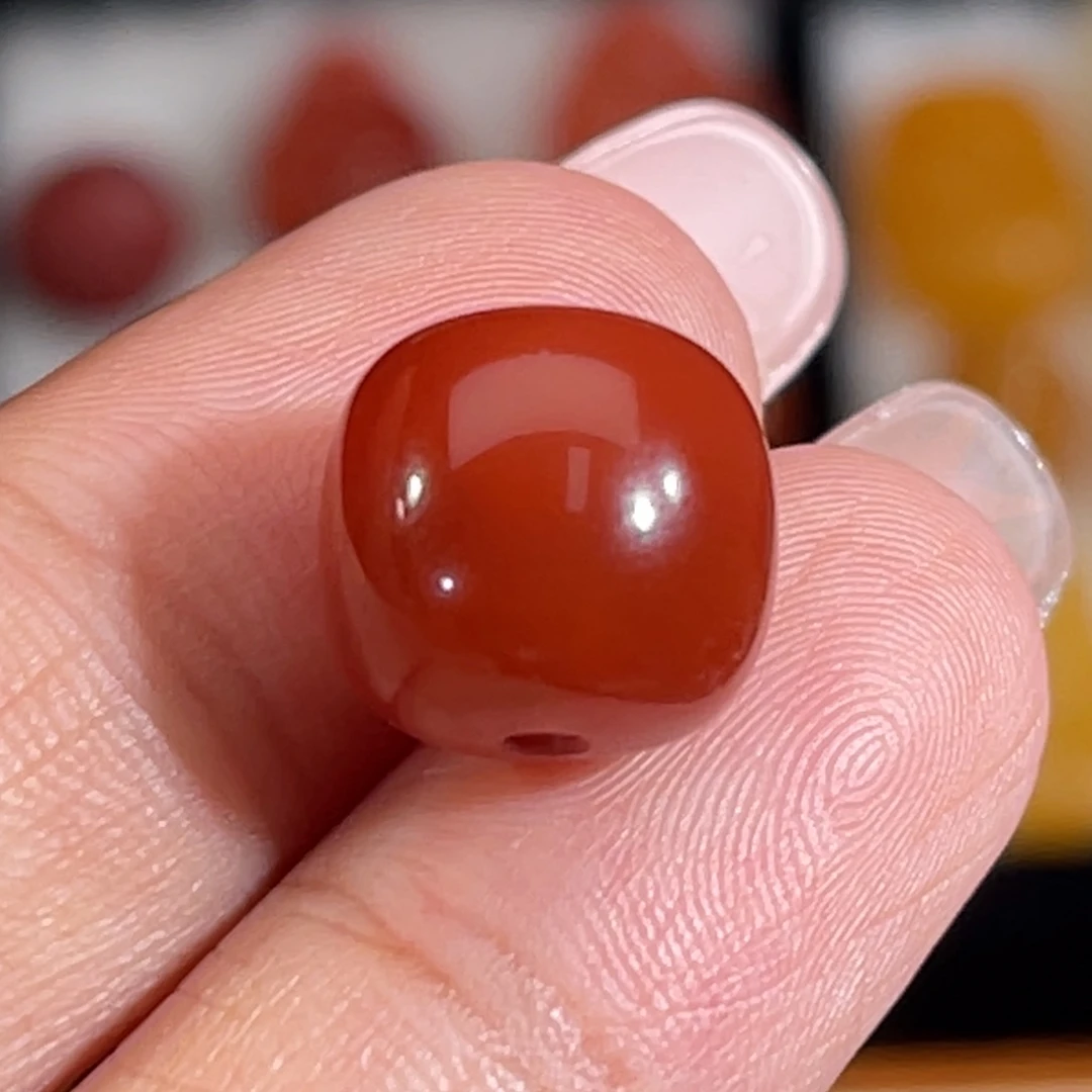 南红玛瑙未镶嵌老型珠11*10