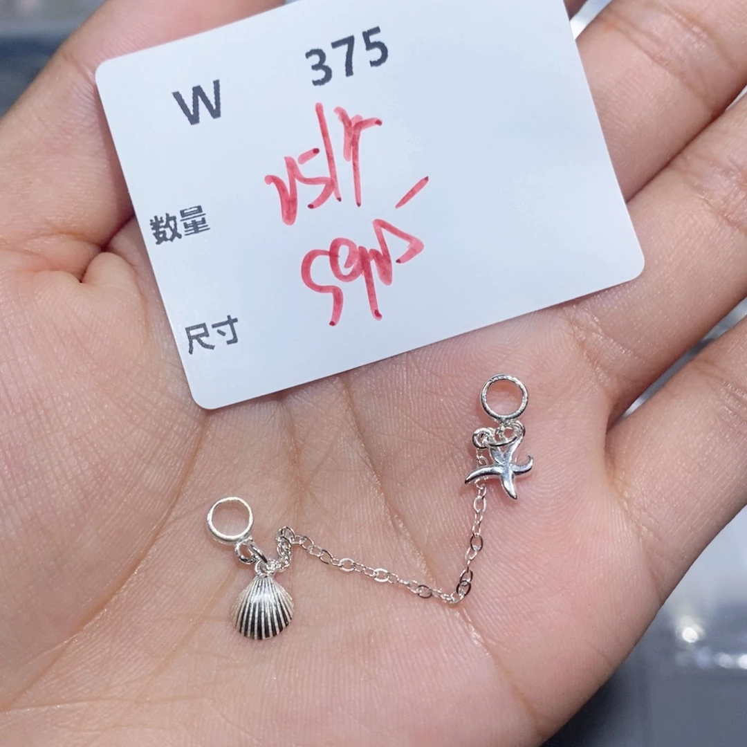 银S925镶嵌颈饰水晶W375