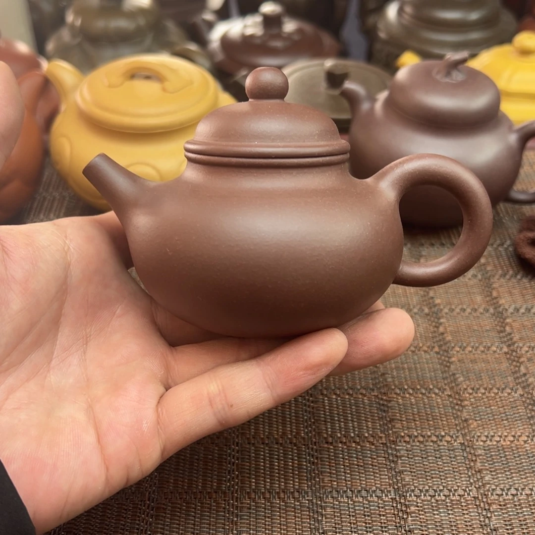 紫砂茶壶宜兴原矿紫砂壶160毫升容量