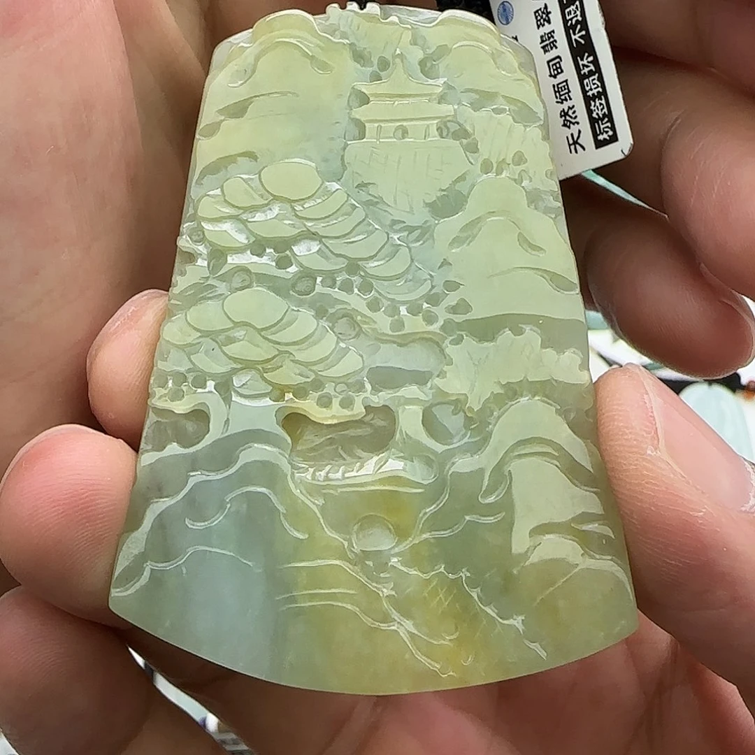 颈饰未镶嵌翡翠翡翠