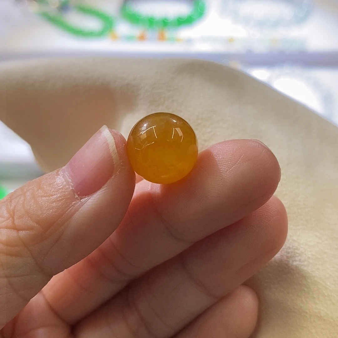 翡翠挂件未镶嵌单珠