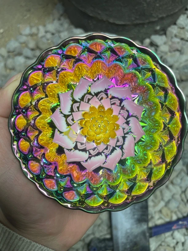 高端瓷器 七彩花开富贵 主人杯