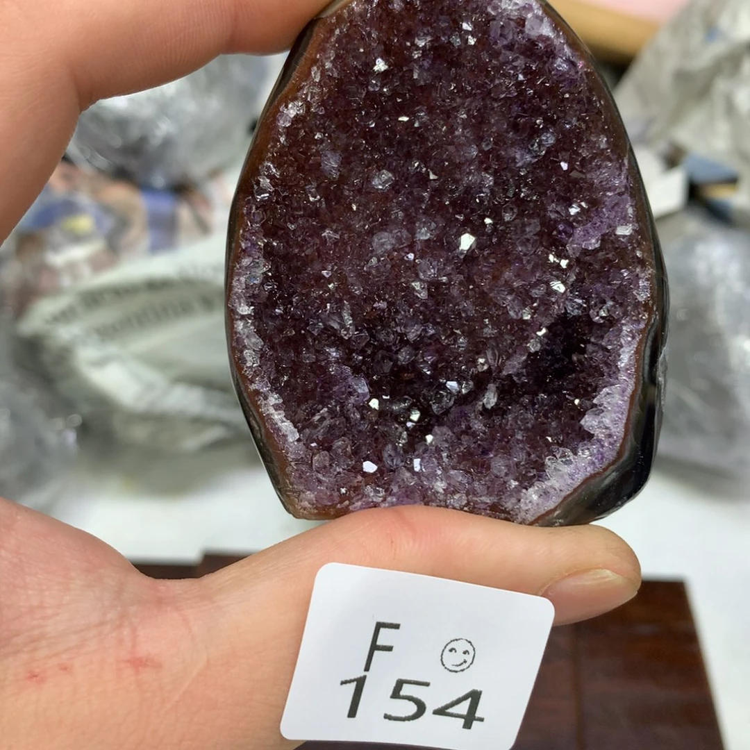 未镶嵌摆件紫晶水晶