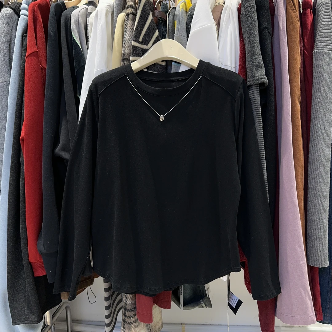 （十八家)弹力显瘦T恤上衣