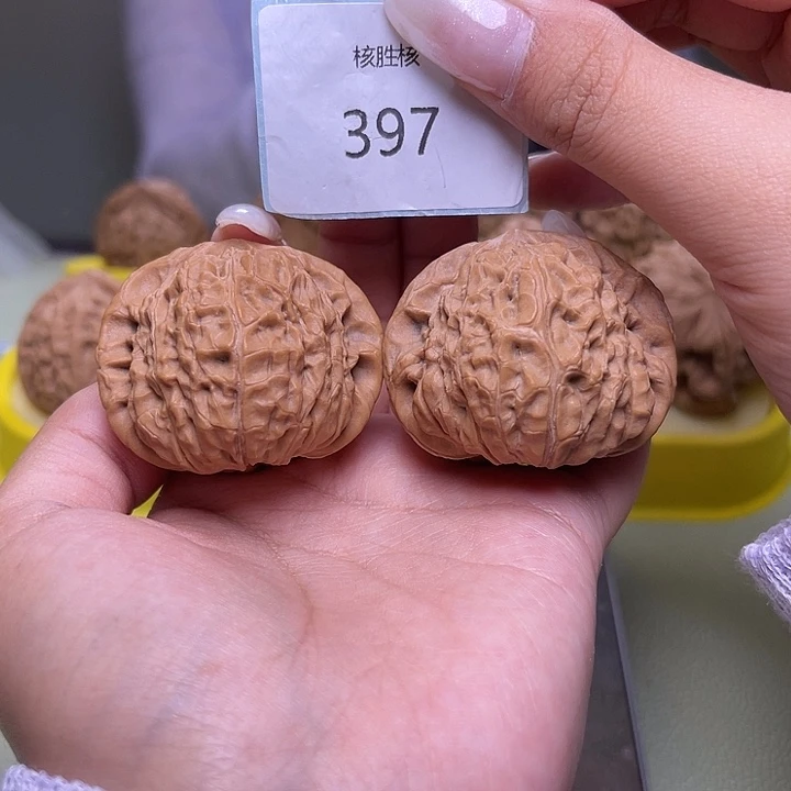文玩核桃把件南瓜墩44.397