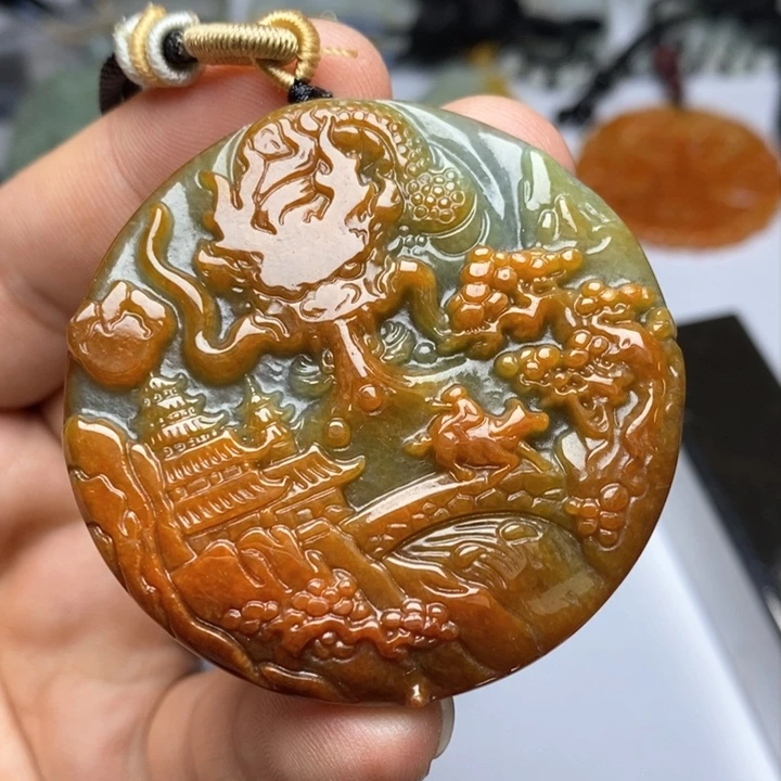 颈饰未镶嵌翡翠翡翠