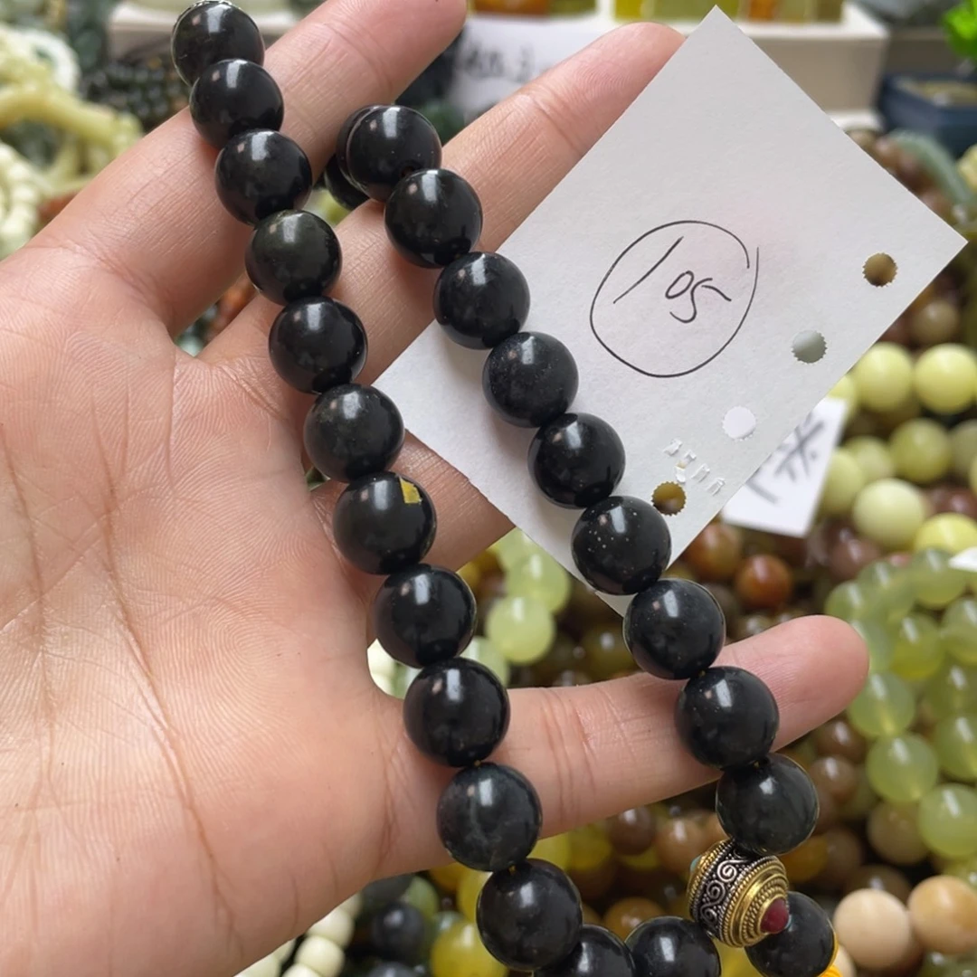 蛇纹石玉手链未镶嵌