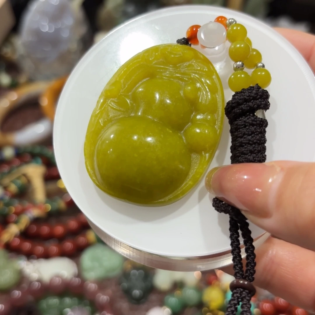 岫岩老玉（透闪石质玉）未镶嵌颈饰64569