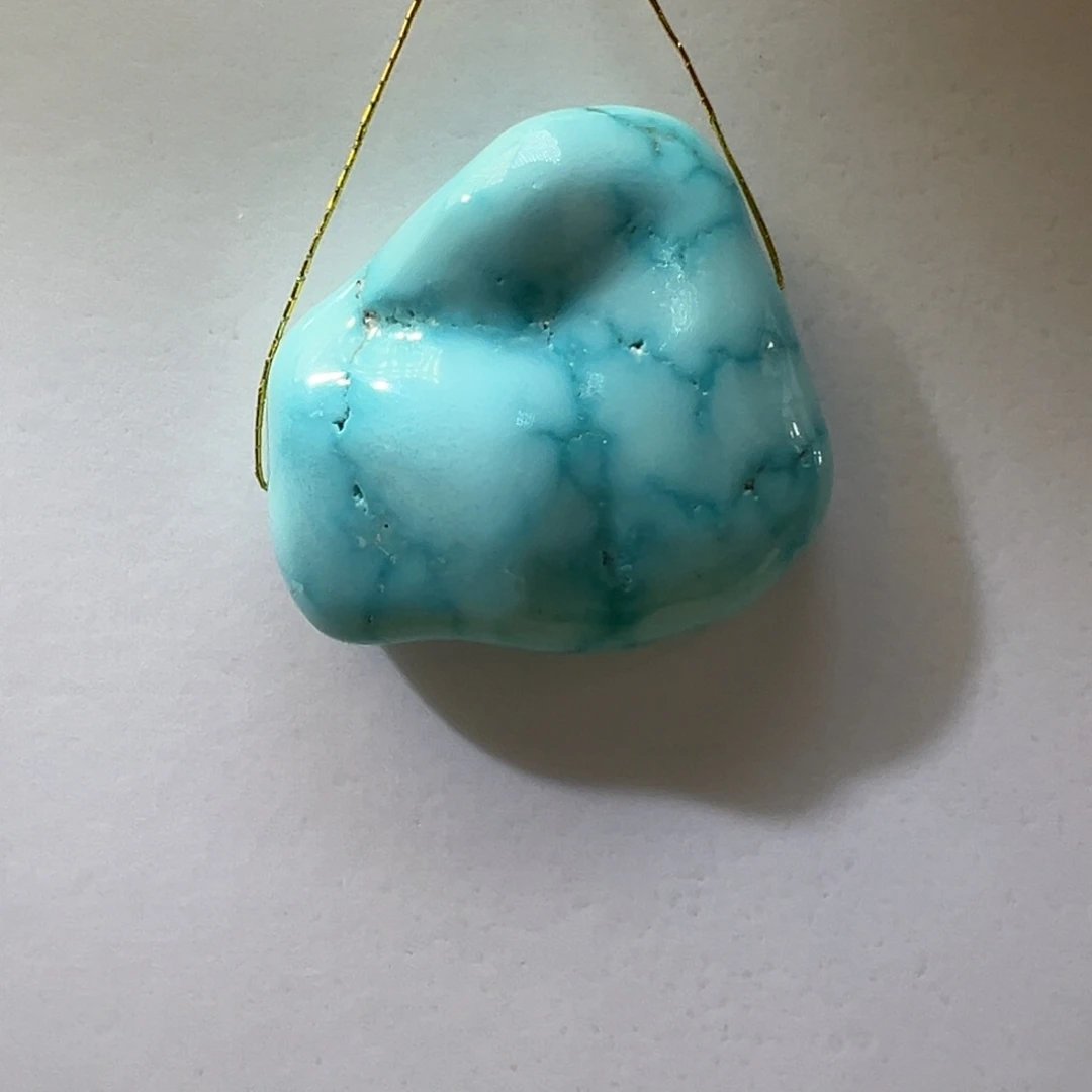 绿松石未镶嵌挂件