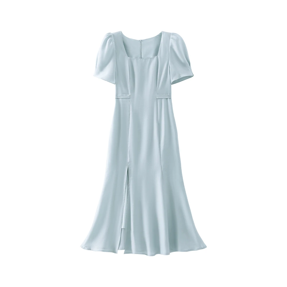 夏季时尚减龄气质系带连衣裙53839679