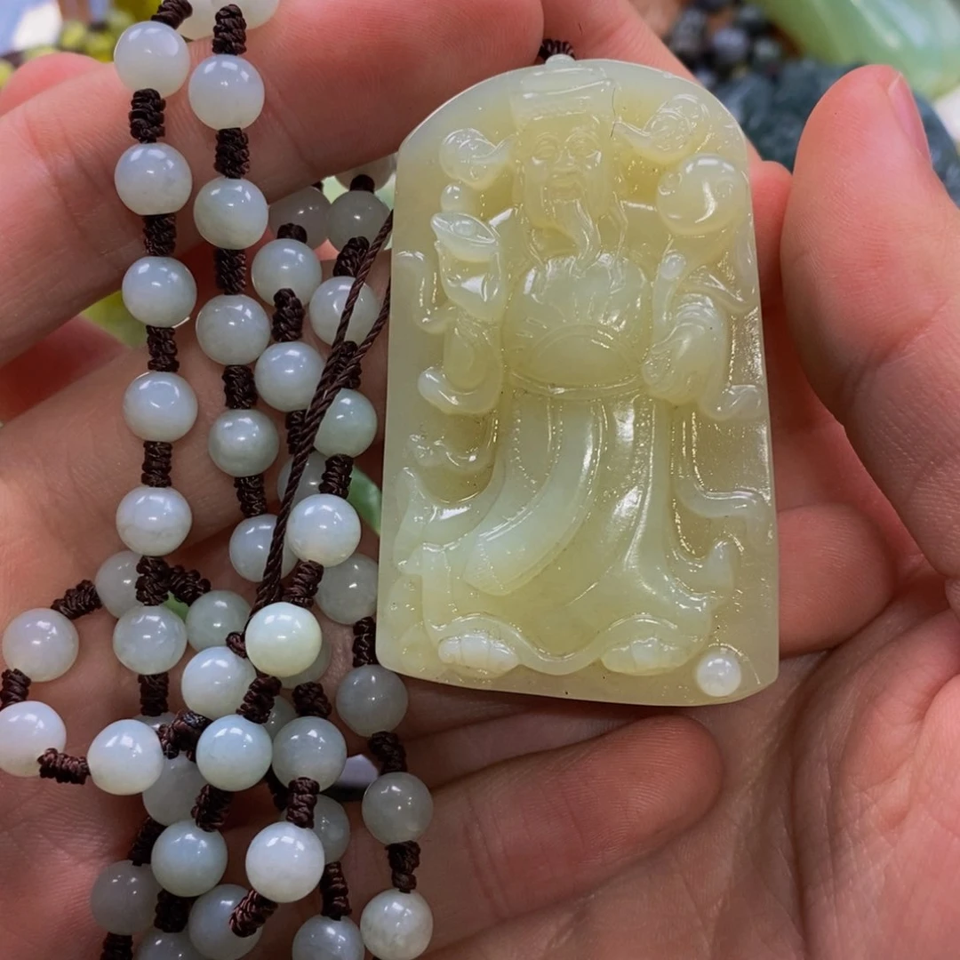 蛇纹石玉吊坠未镶嵌龍*