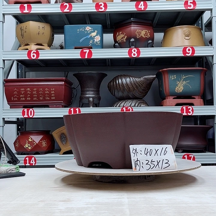 紫砂花盆紫砂花盆