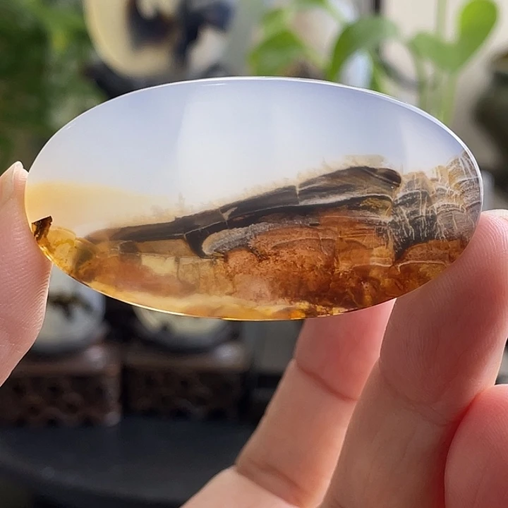 闲***云玛瑙/玉髓未镶嵌珠宝半成品