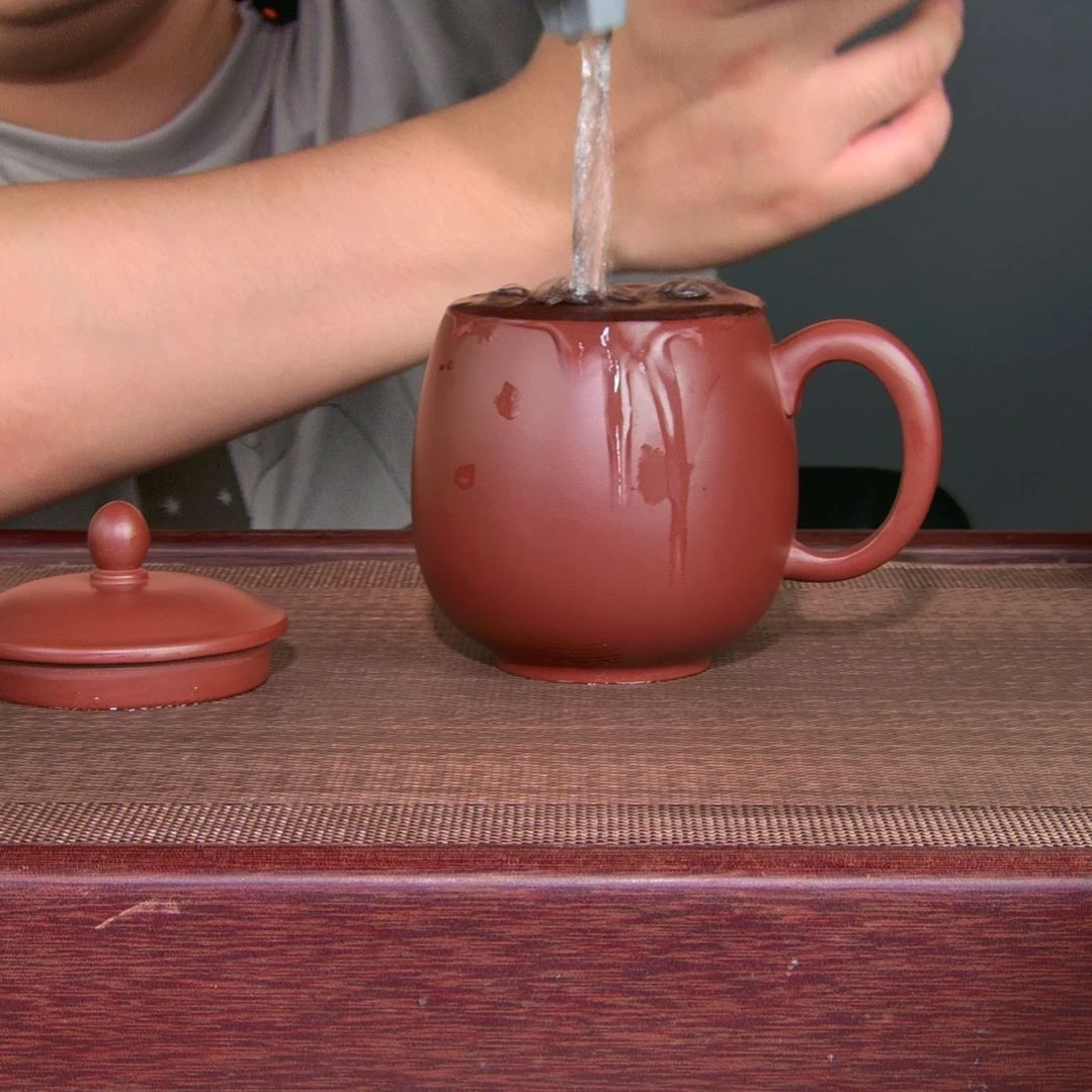 茶杯紫砂高货放漏
