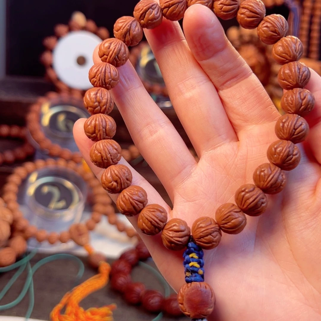 【闪购商品】桃核手串小*淇13尺寸玉龙脊