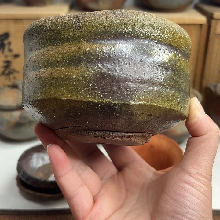 备前烧，森丁哉建水，