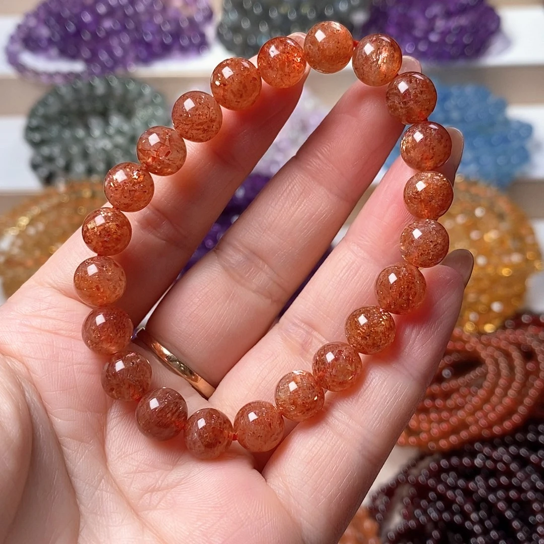 未镶嵌手串日光石金太阳19.9