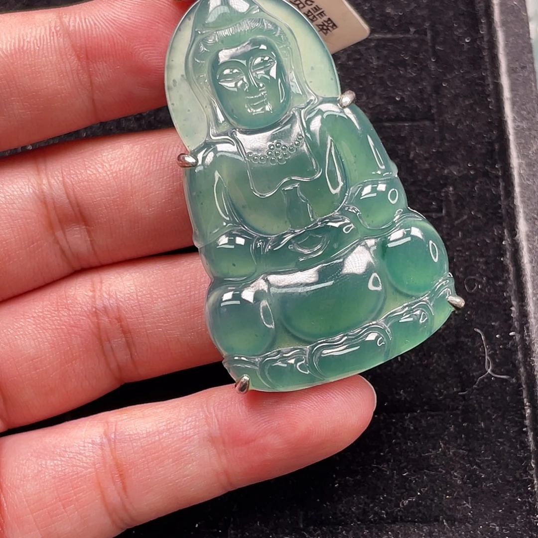 翡翠银S925镶嵌颈饰6，