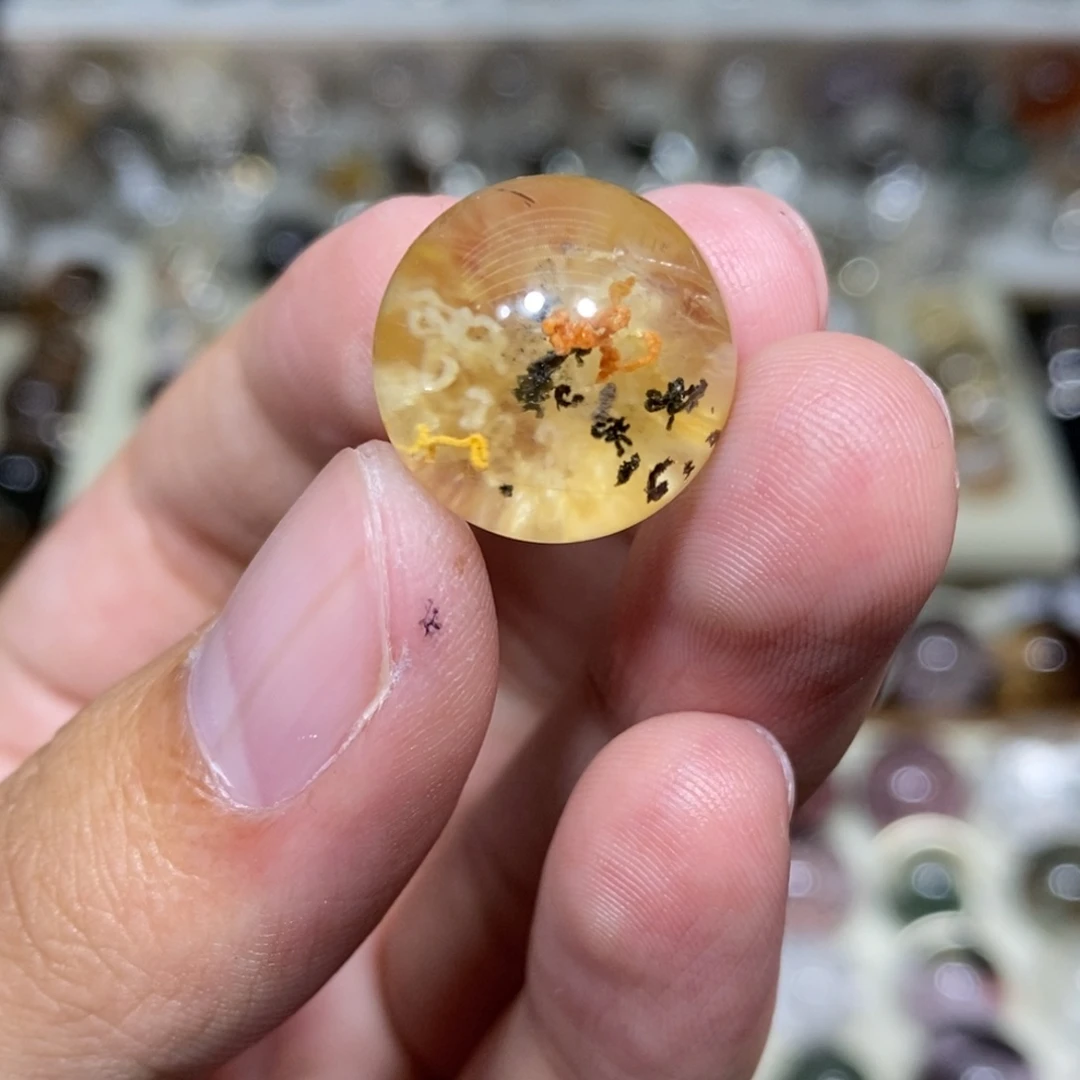 珠宝半成品水晶未镶嵌16.8mm