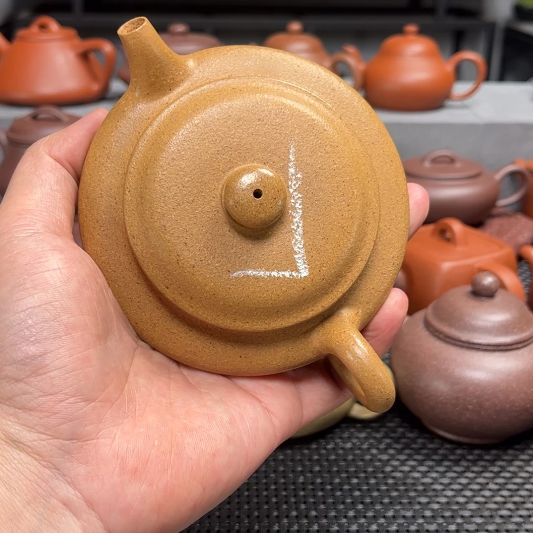 紫砂茶壶薛*成紫砂艺术茶具套装黄金段