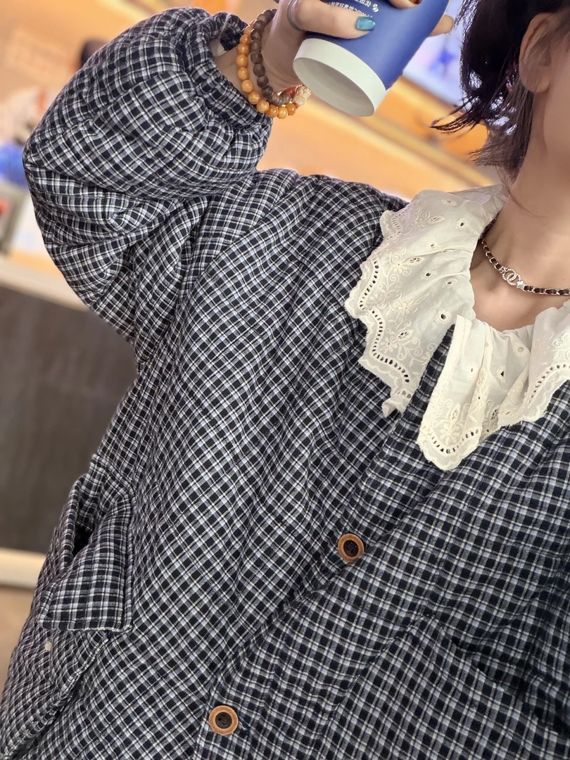 李豆儿 原创设计 外出外穿棉服套装家居服