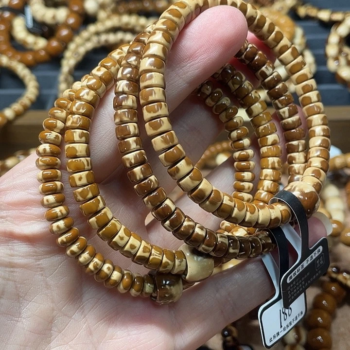 紫金鼠吊坠纯肉紫金鼠手串7药片（一条）