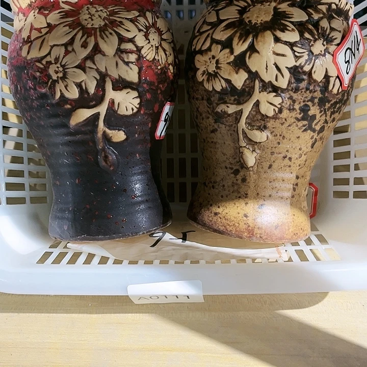 瓷片花盆多肉植物艺术品