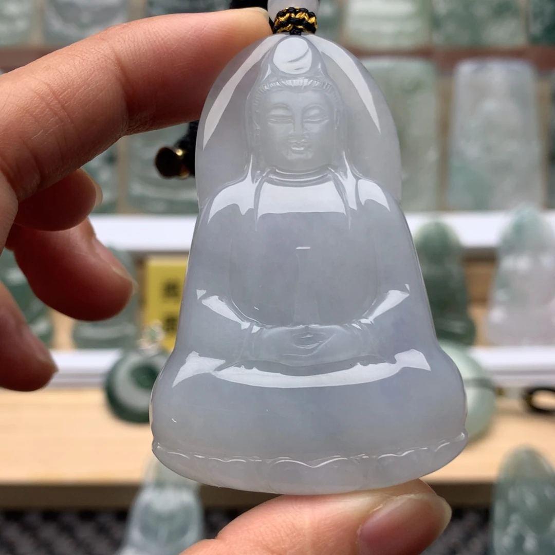 翡翠未镶嵌颈饰素衣