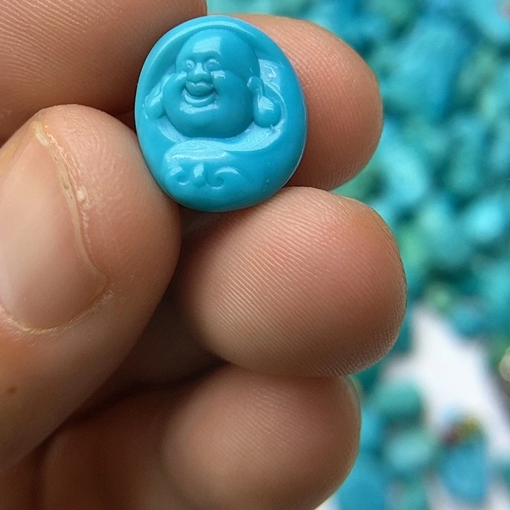 绿松石珠宝奇石未镶嵌