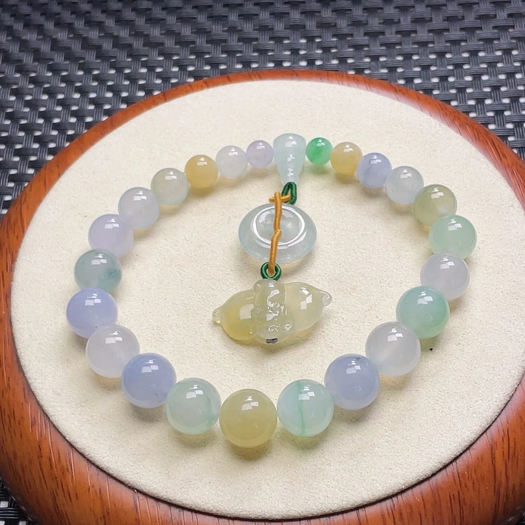 翡翠手链未镶嵌卡