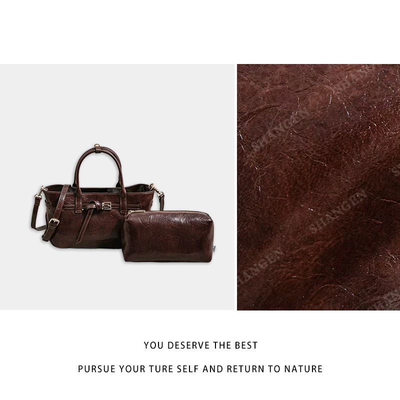 【尚恩CC】SK-62986-焦糖棕-轻奢时尚百搭新款女包