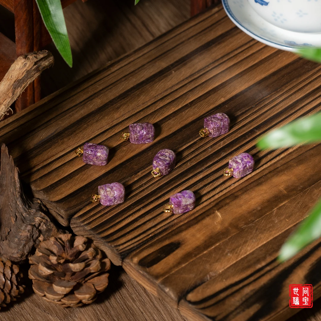 世间臻宝-高阶桃红舒俱来貔貅吊坠/多样性发/发一个/P2509
