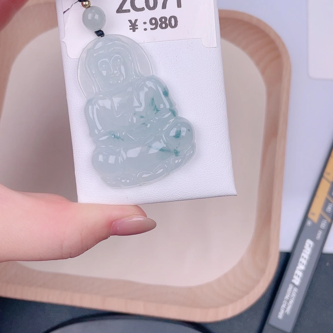 翡翠未镶嵌颈饰zc071