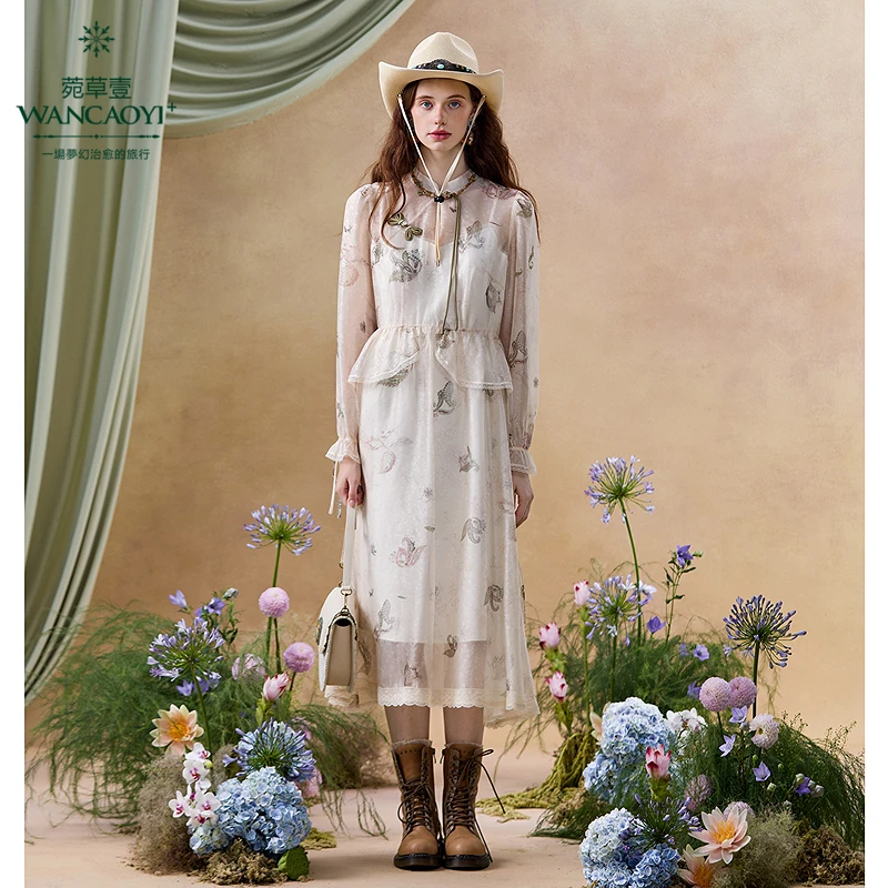 【商场同款】【异域风情】菀草壹2025春季新款连衣裙Q26061511