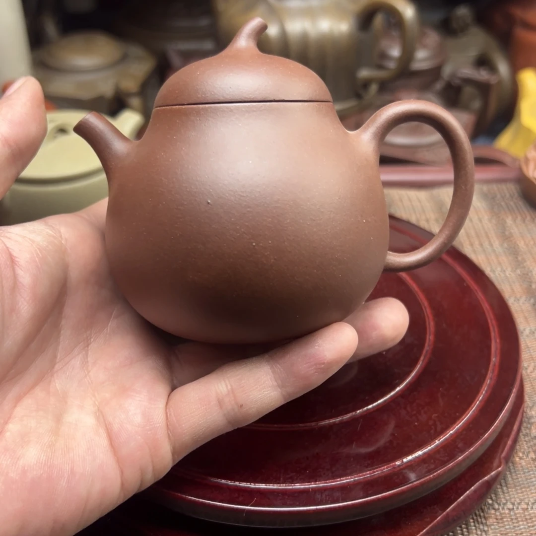 紫砂茶壶宜兴原矿紫砂壶200毫升容量
