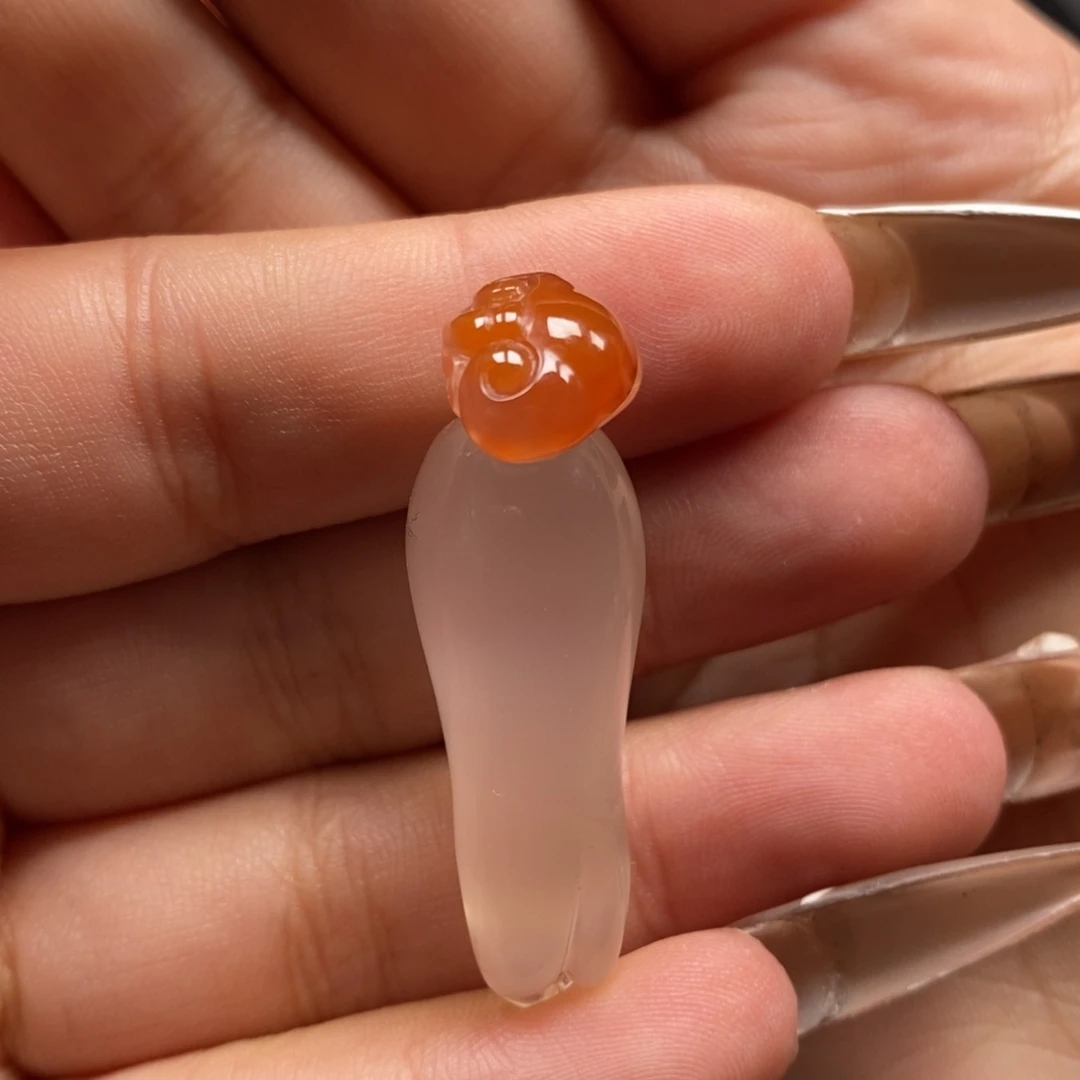 南红玛瑙未镶嵌吊坠(不含链)