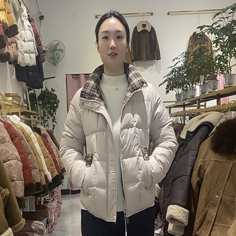 妈妈冬装时尚棉服厚款宽松外套中老年女秋冬季棉袄休闲棉衣