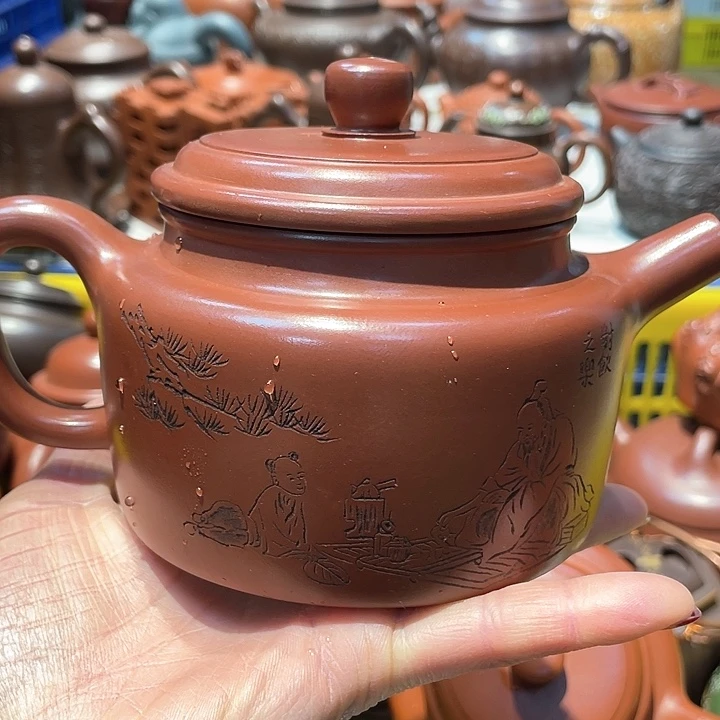 紫砂茶宠500cc宜兴紫砂壶