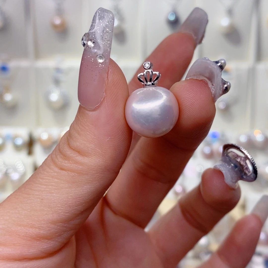 淡水珍珠未镶嵌吊坠(赠链)