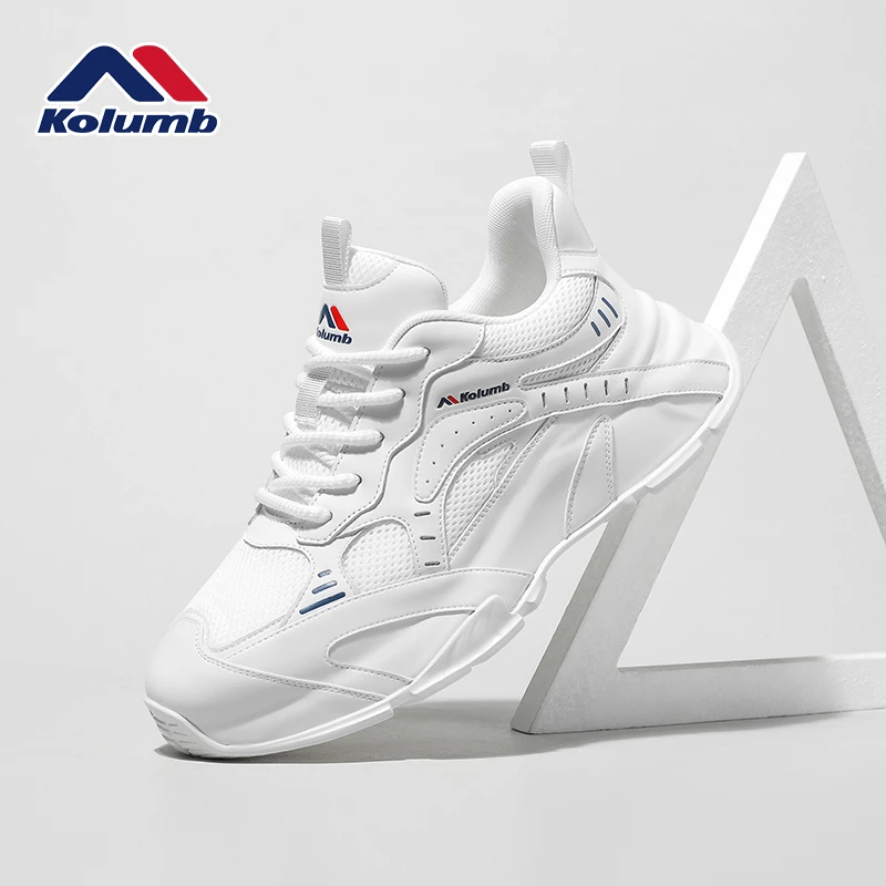 kolumb/哥仑步2025新款男士运动鞋春季透气网面休闲潮流鞋子 1818