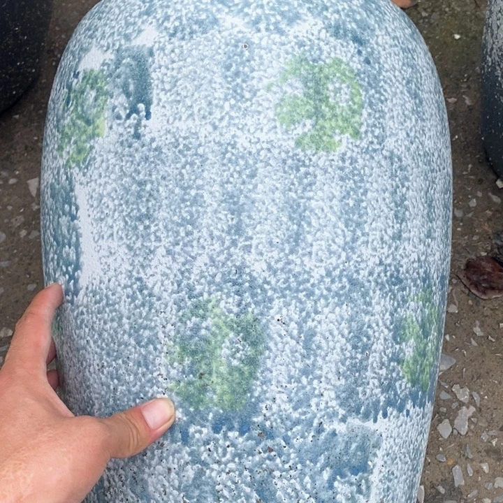 紫砂花盆高约40口约25