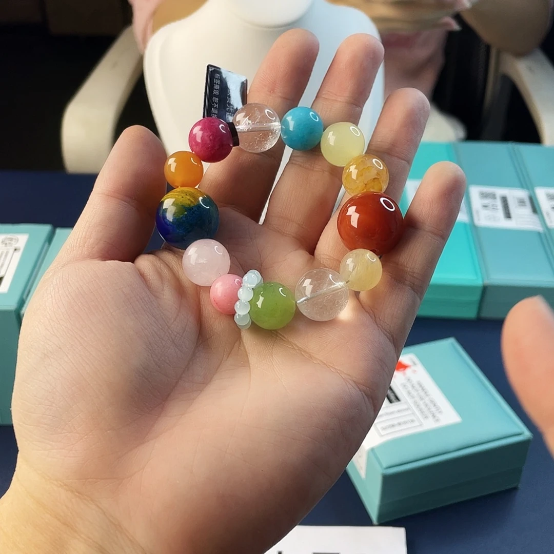 银S925镶嵌水晶手链