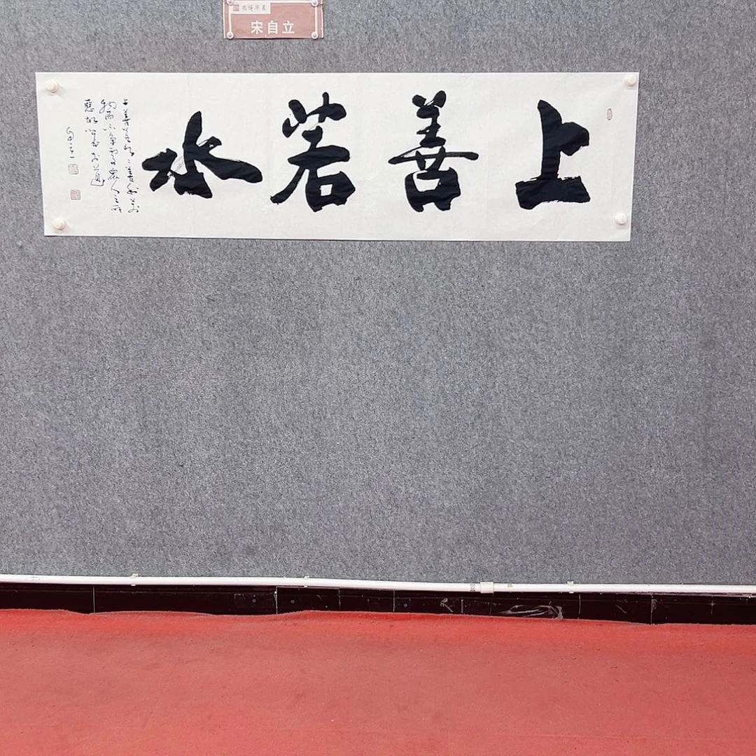 书法上善若水书法作品