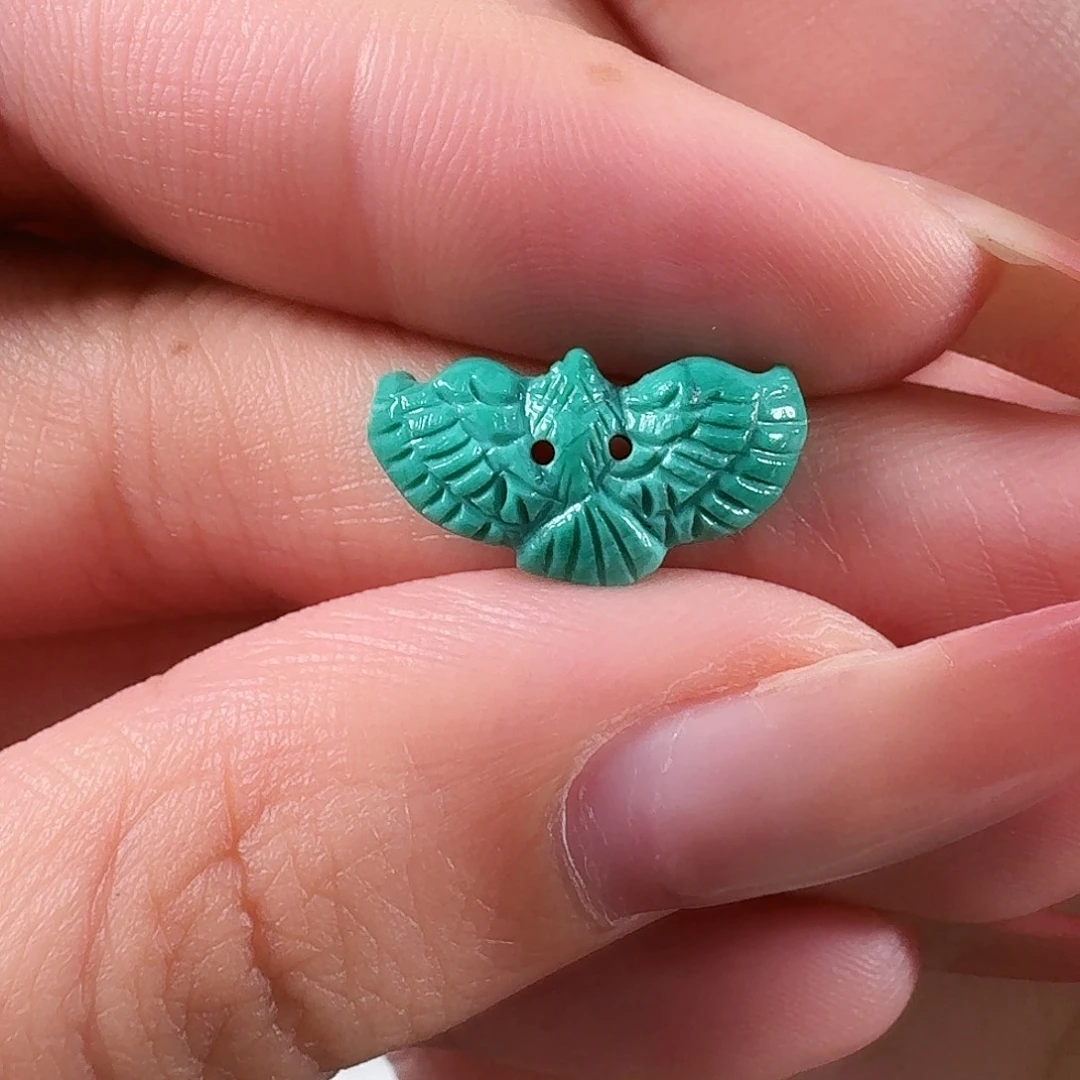 绿松石未镶嵌吊坠(不含链)大鹏