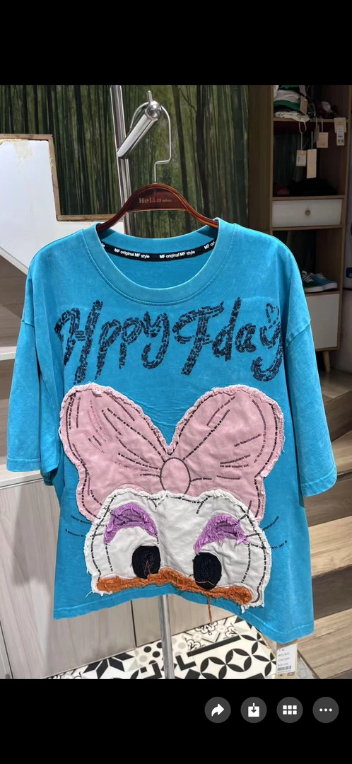 前片亲图顶珠片上衣