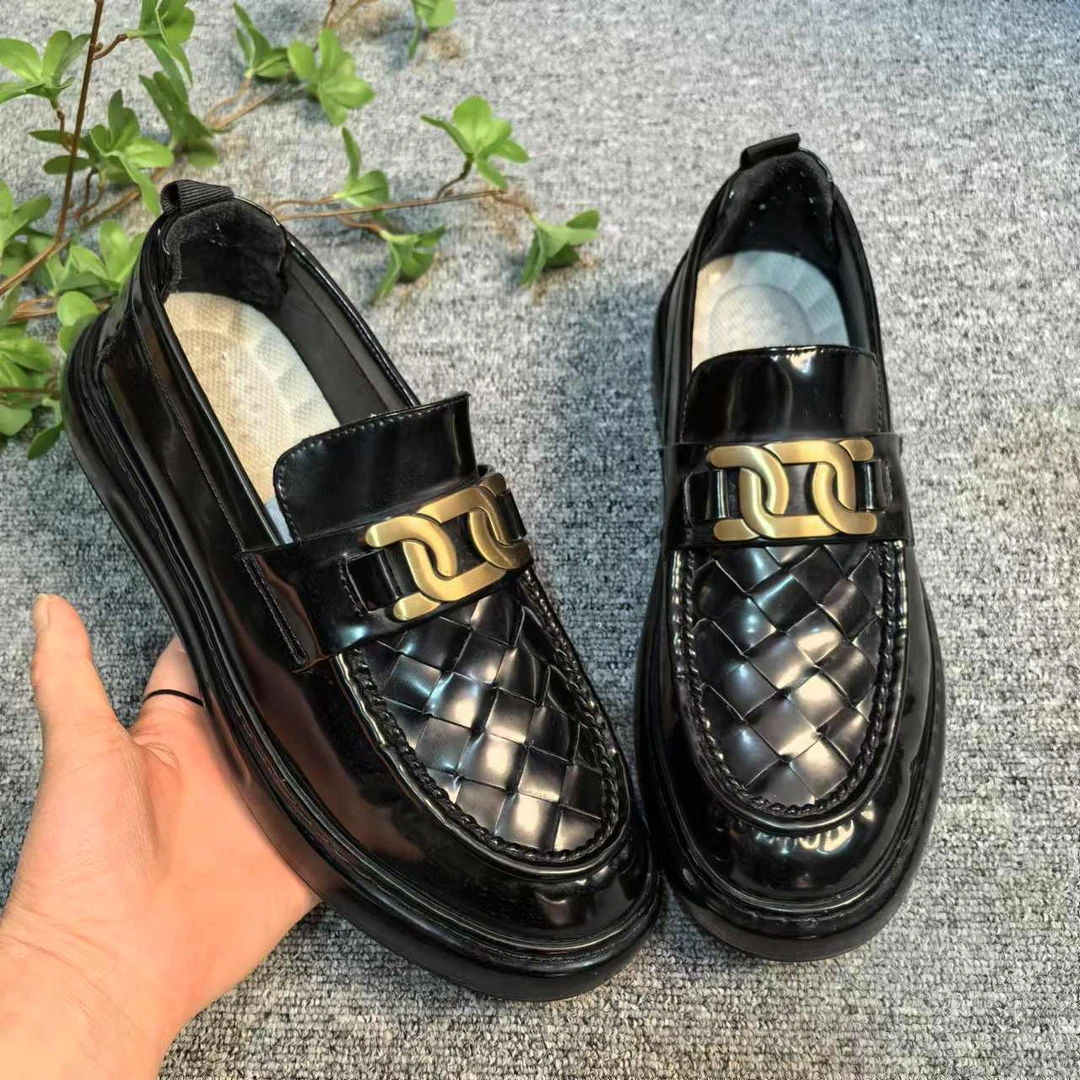 2024休闲时尚百搭潮流男士真皮百搭皮鞋22513